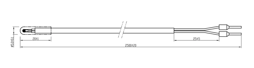 Freezer Temperature Monitoring 10K 3435 Ntc Thermistor for Car Coolers and Portable Refrigerators Fridges